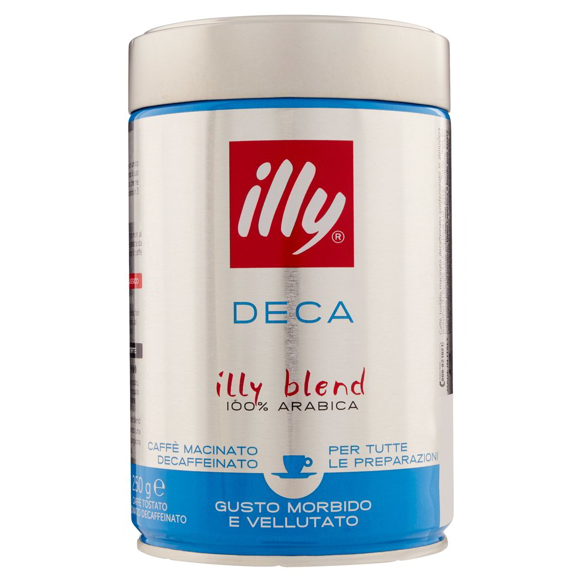 Illy Caffè macinato decaffeinato 100% arabica