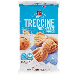 Treccine zuccherate in superficie