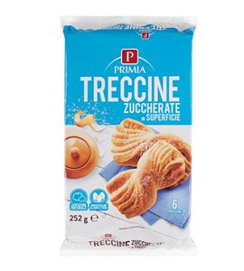 Treccine zuccherate in superficie