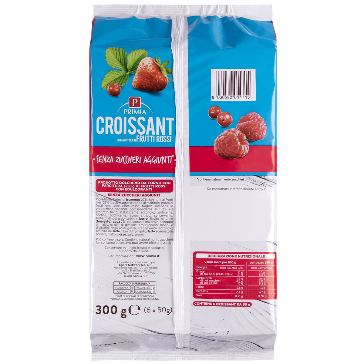 Croissant senza zucchero