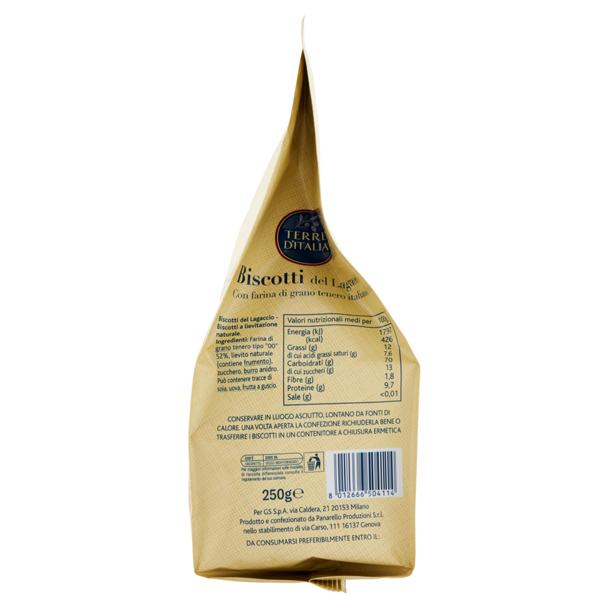 Terre d'Italia Focaccia croccante di Genova a tocchetti