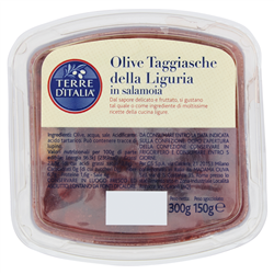 Olive Taggiasche della Liguria in salamoia