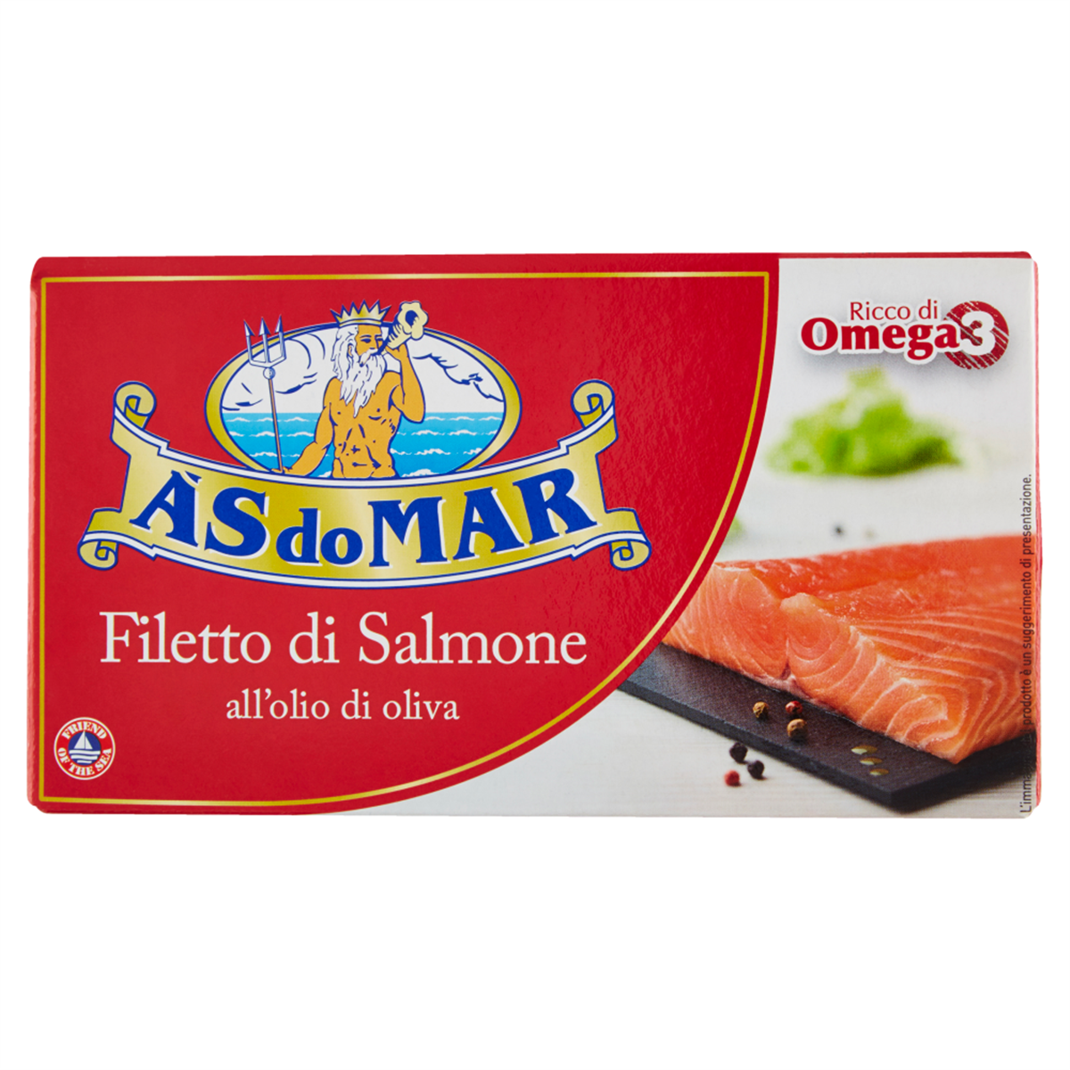 ASDOMAR – Filetto di Salmone all'olio di oliva g150