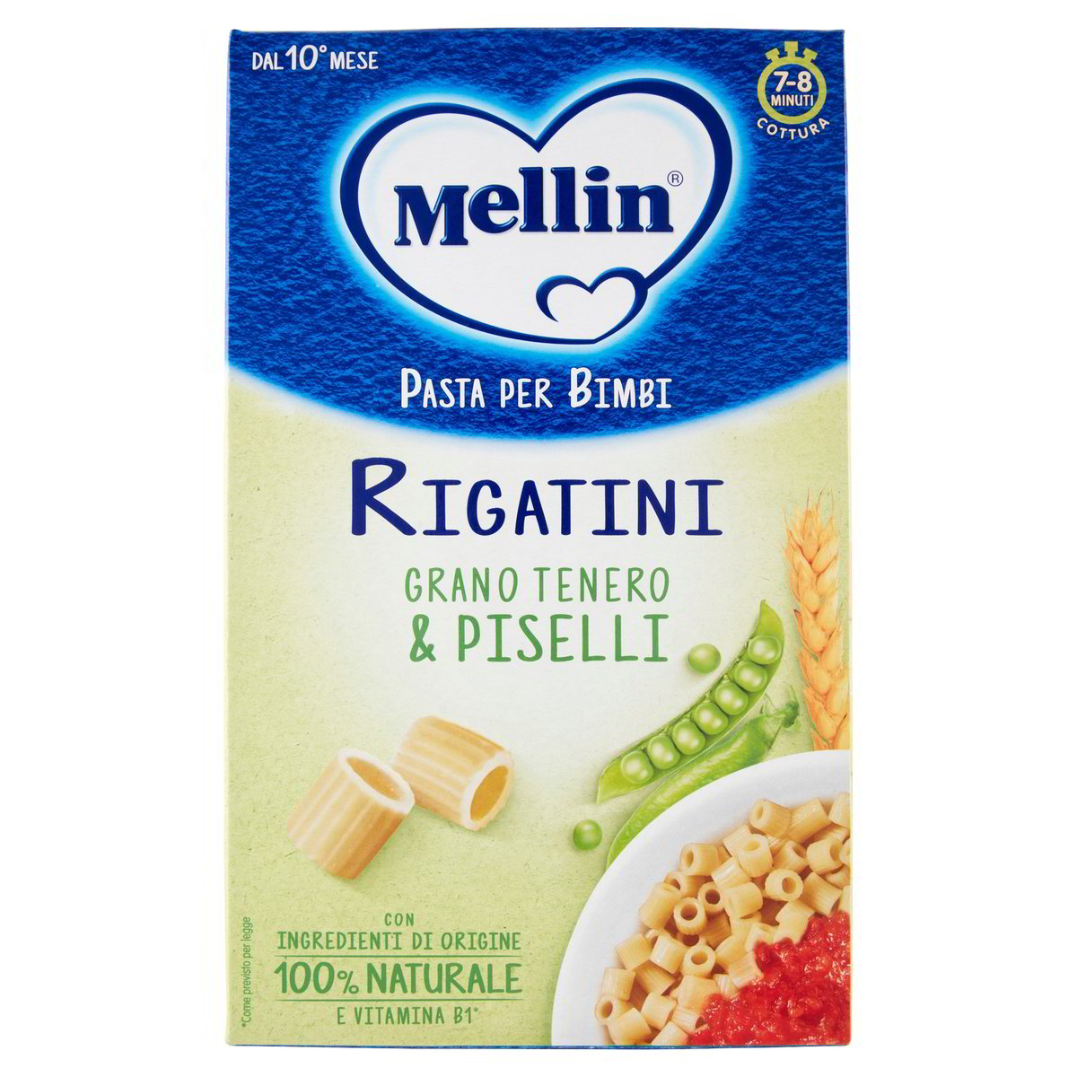Pasta Per Bimbi Rigatini Grano Tenero & Piselli