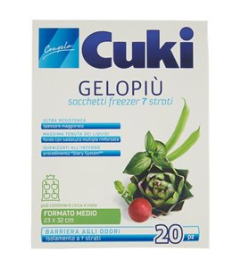 Sacchetti Freezer Gelopiù Medi 23 X 32 Cm