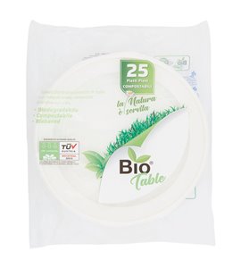 Piatti Piani Compostabili