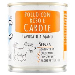 Alimento Per Cani Pollo Con Riso E Carote