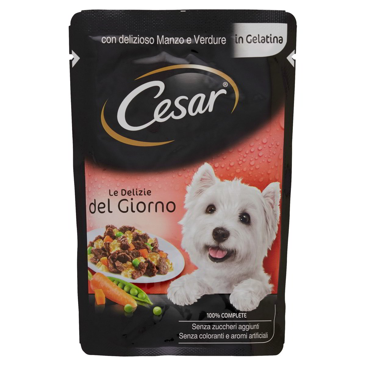 Alimento In Gelatina Per Cani Con Manzo E Verdure