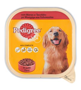 Paté Per Cani Con Manzo E Tacchino