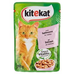 Alimento In Salsa Per Gatti Con Salmone