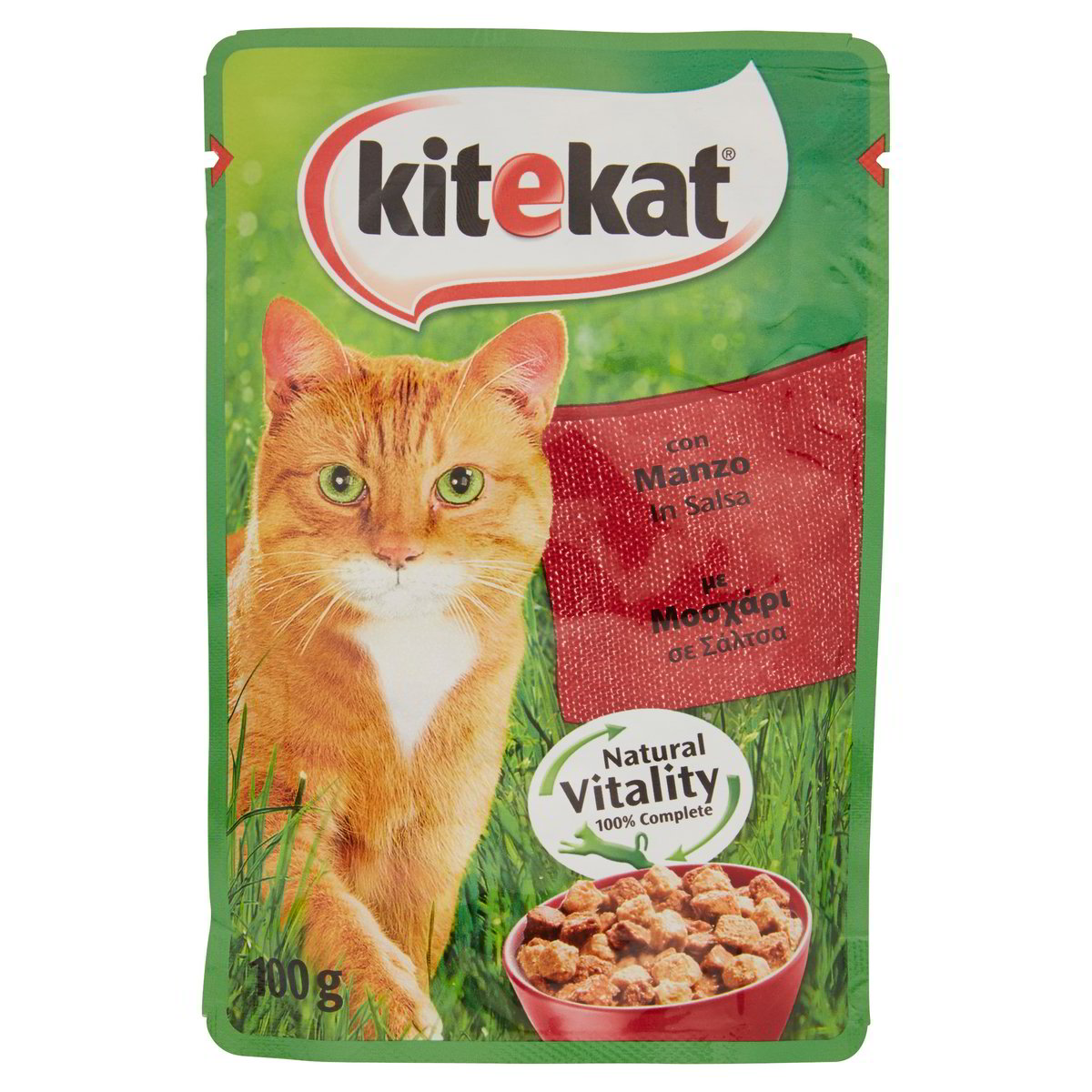 Alimento In Salsa Per Gatti Con Manzo