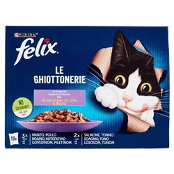 Le Ghiottonerie Manzo, Pollo, Salmone, Tonno