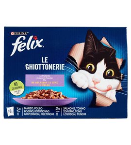 Le Ghiottonerie Manzo, Pollo, Salmone, Tonno