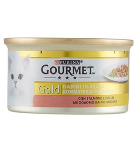 Dadini In Salsa Per Gatti Con Salmone E Pollo