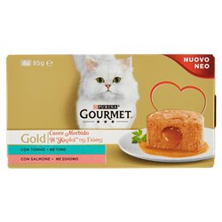 Cuore Morbido Per Gatti Con Tonno, Con Salmone