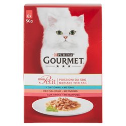 Alimento Per Gatti Con Tonno, Con Salmone, Con Trota