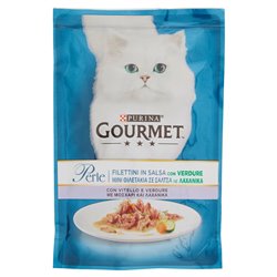 Filettini In Salsa Per Gatti Con Vitello E Verdure