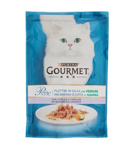 Filettini In Salsa Per Gatti Con Vitello E Verdure