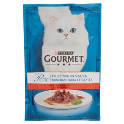 Filettini In Salsa Per Gatti Con Manzo