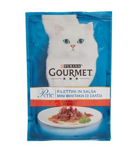 Filettini In Salsa Per Gatti Con Manzo