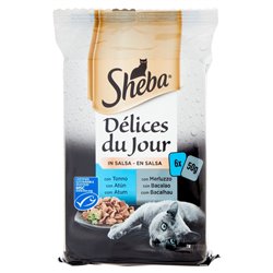 Alimento Per Gatti In Salsa Con Tonno, Merluzzo