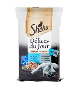 Alimento Per Gatti In Salsa Con Tonno, Merluzzo