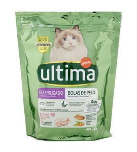 Ailmento Per Gatti Sterilizzati Palline Di Pelo Con Tacchino