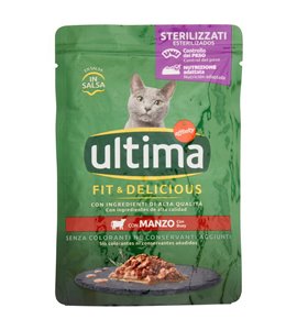 Alimento Per Gatti Sterilizzati Con Manzo