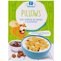 Pillows con crema al cacao e nocciole