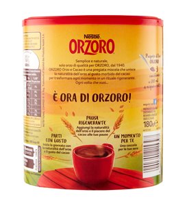 Orzo e cacao solubile