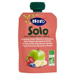 Mela, Fragola, Banana E Mirtillo