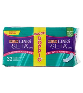 Lines Seta Assorbenti ultra anatomici