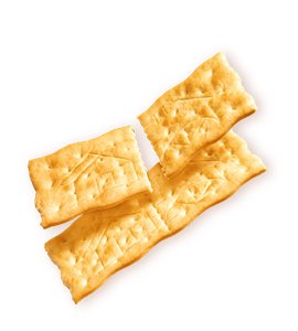 Cracker Salati Senza Granelli Di Sale In Superficie