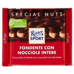 Cioccolato Fondente Con Nocciole Intere