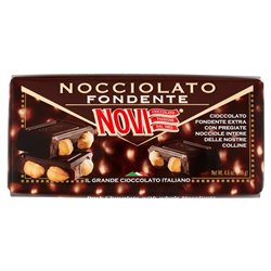 Novi Nocciolato dunkle Schokolade mit Haselnüssen 130 g – Verpackungsvorderseite