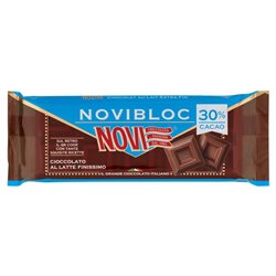 Novi Novibloc Milchschokolade 150 g – Verpackungsvorderseite