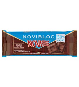 Novi Novibloc Milchschokolade 150 g – Verpackungsvorderseite