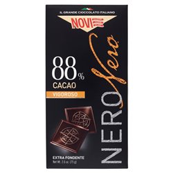Novi Nero Nero dunkle Schokolade 88% 75 g – Verpackungsvorderseite