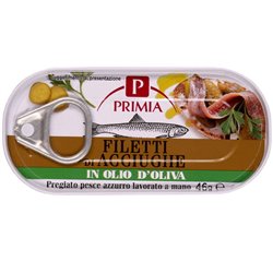 Filetti di alici in olio di oliva