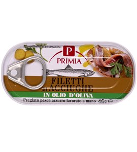 Filetti di alici in olio di oliva