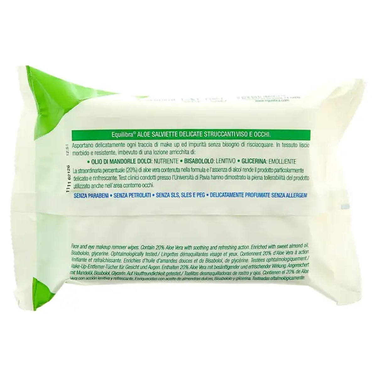 Equilibra Salviettine Delicate Struccanti