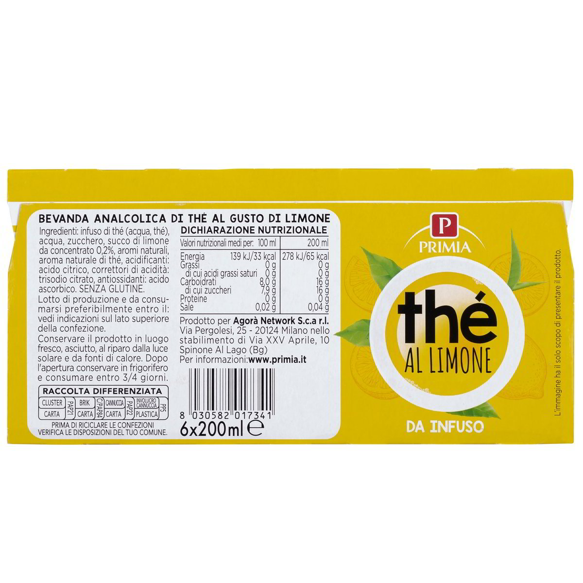 Thé Da Infuso Al Limone