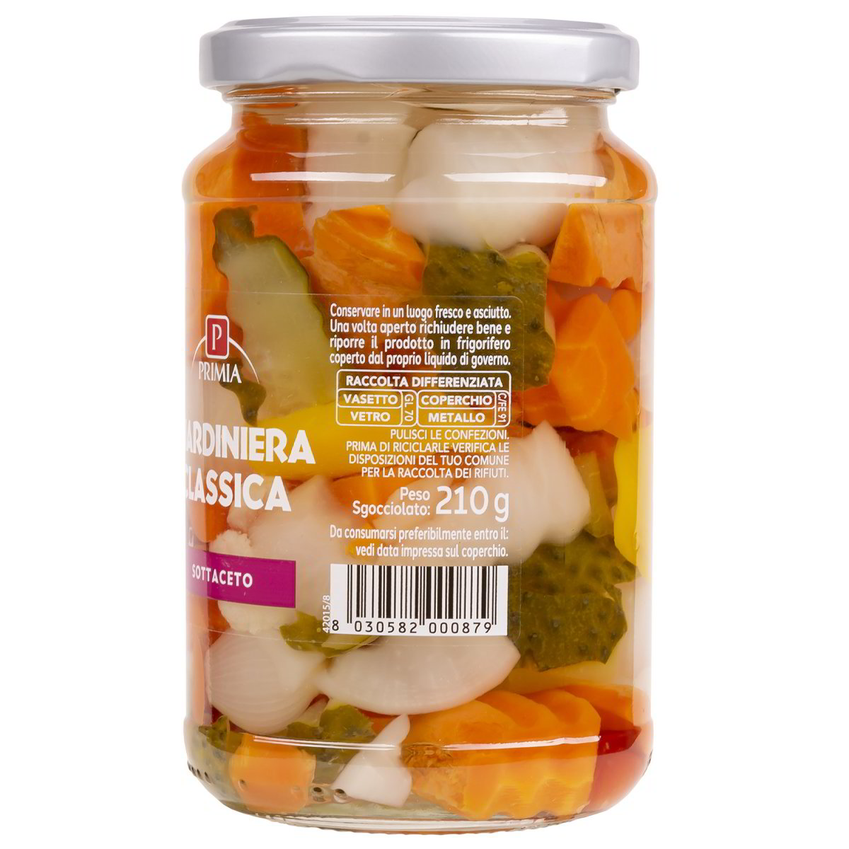 Giardiniera in aceto di vino
