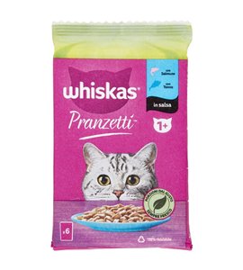 Pranzetti In Salsa Per Gatti Con Salmone, Con Tonno