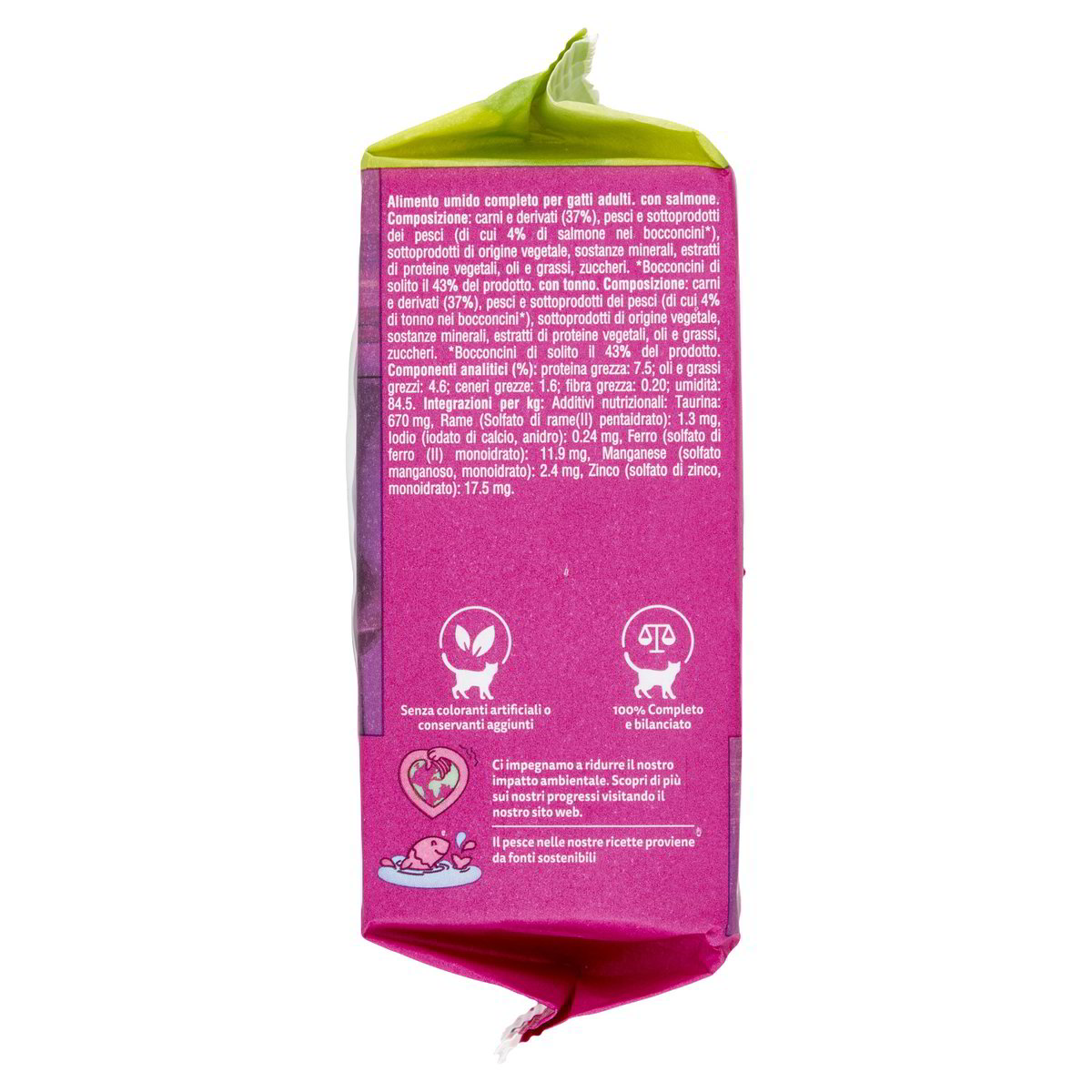 Pranzetti In Salsa Per Gatti Con Salmone, Con Tonno