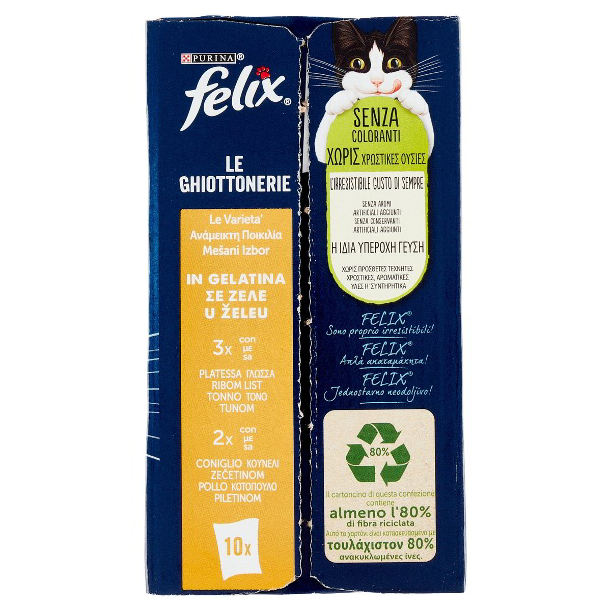 Le Ghiottonerie Platessa, Tonno, Coniglio, Pollo