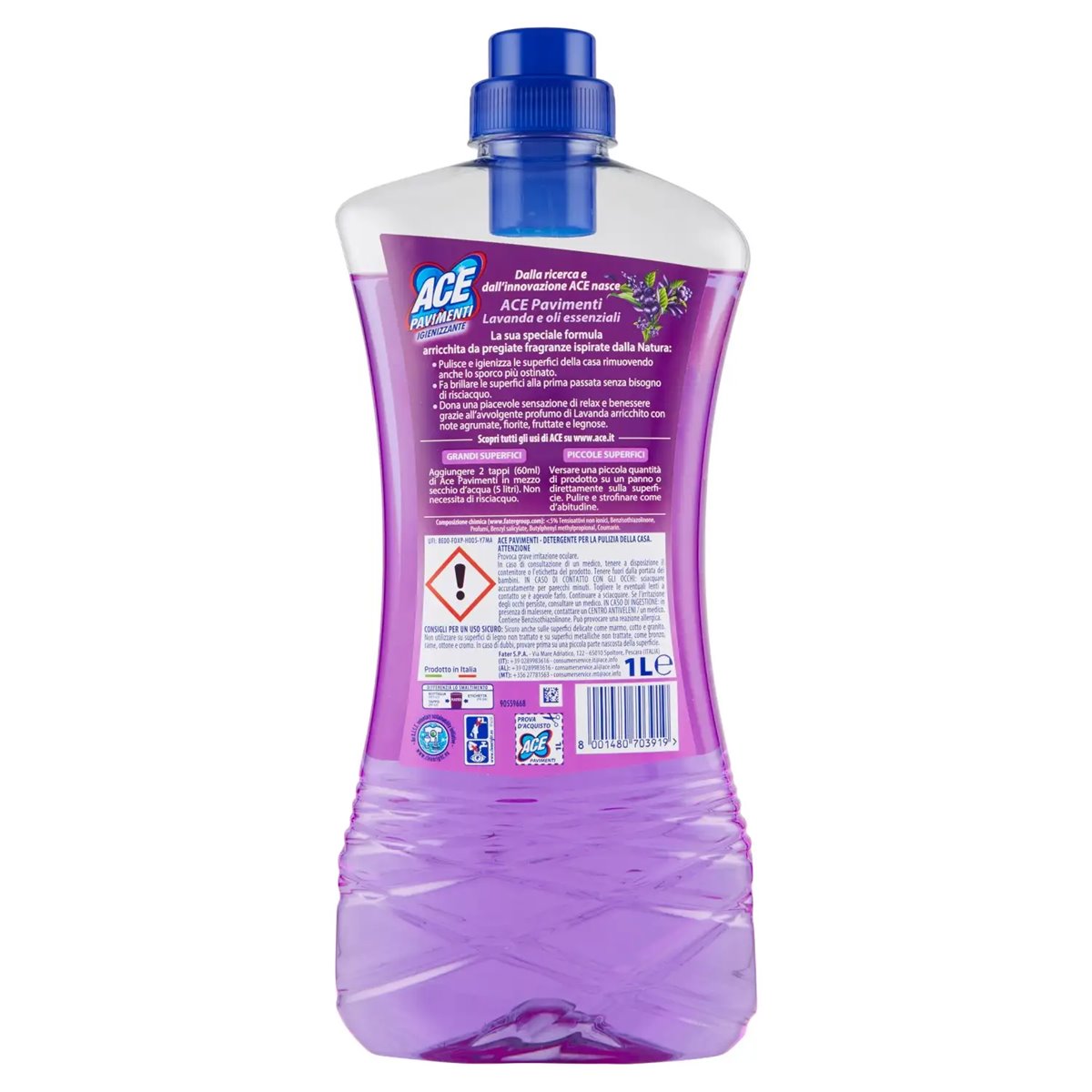 Pavimenti Igienizzante Lavanda E Oli Essenziali