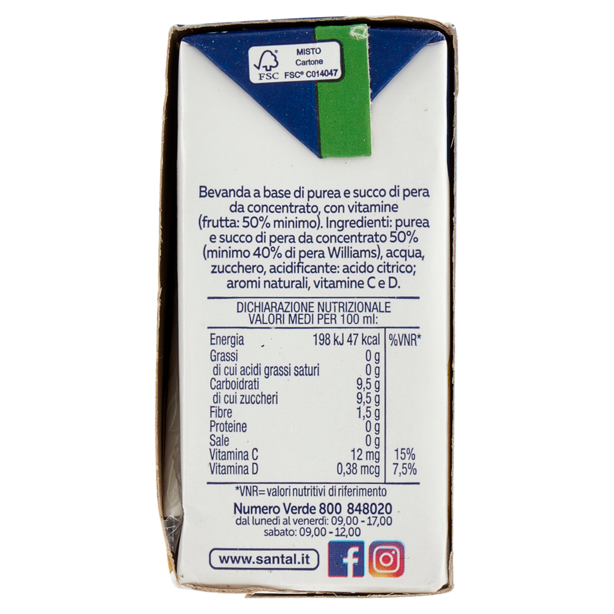 pera con varietà Williams