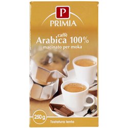 Caffè 100% arabica macinato per moka
