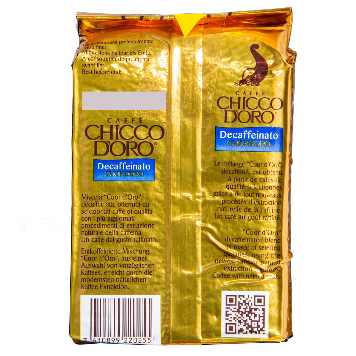 Chicco d'oro Caffè macinato decaffeinato Cuor D'Oro